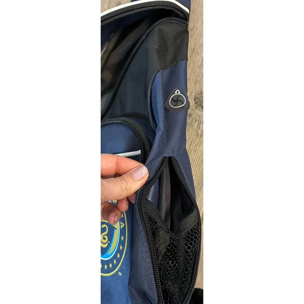 Philadelphia Union MLS Crossbody Sling Backpack Blue Pristine